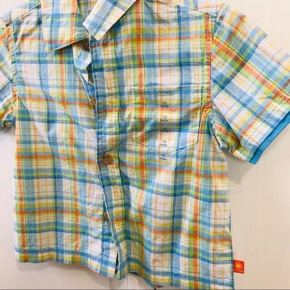 2/$25 THE CHILDREN’S PLACE Plaid Two Piece Set Size 12 Months - Picture 4 of 7